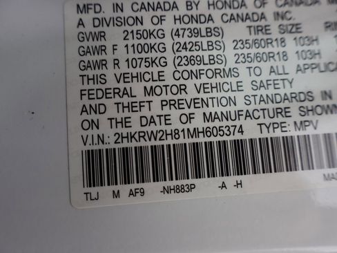 Certified 2021 Honda CR-V EX-L image 35