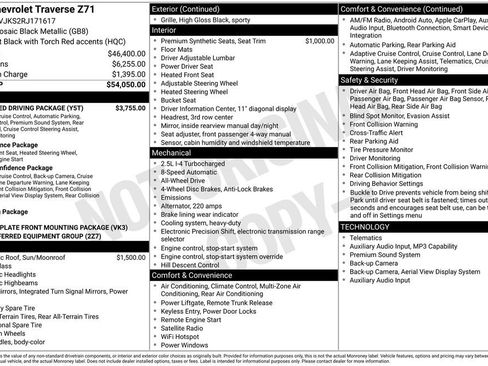 Used 2024 Chevrolet Traverse Z71 w/ Enhanced Driving Package AWD/4WD image 5