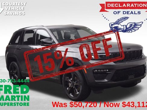 New 2025 Jeep Grand Cherokee Limited w/ Black Appearance Package AWD/4WD image 1