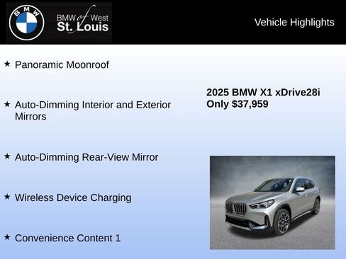 Used 2025 BMW X1 xDrive28i w/ Convenience Package image 16