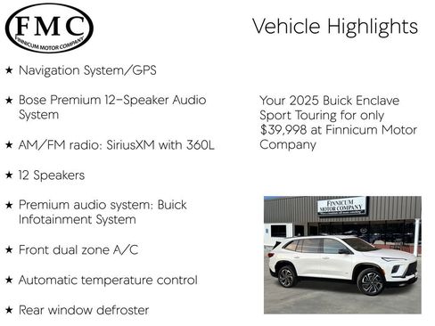 Used 2025 Buick Enclave Sport Touring w/ LPO, Floor Liner Package image 16