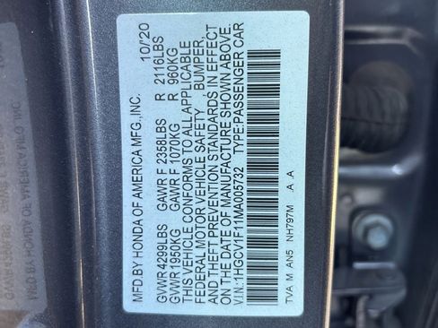 Used 2021 Honda Accord LX image 6