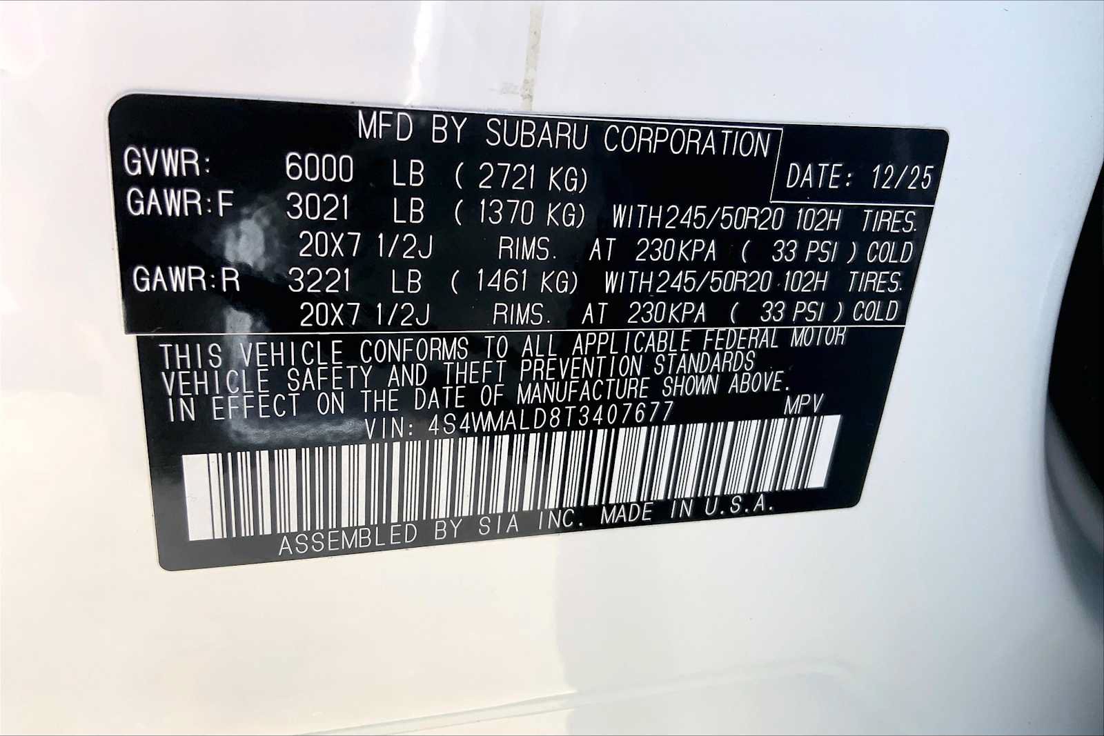 Certified 2026 Subaru Ascent Bronze Edition AWD/4WD image 35