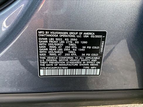 Used 2023 Volkswagen Atlas SE w/ Panoramic Sunroof Package FWD image 34