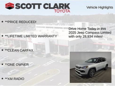 Used 2025 Jeep Compass Limited AWD/4WD image 12