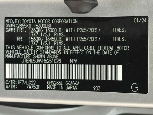 Certified 2024 Toyota 4Runner TRD Off-Road Premium w/ TRD Black Wheel Package (TMS) AWD/4WD image 38