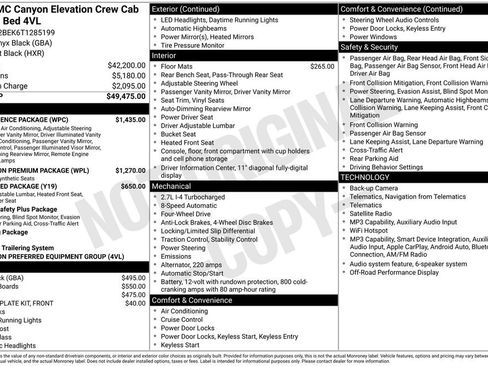 New 2026 GMC Canyon Elevation w/ Convenience Package AWD/4WD image 6