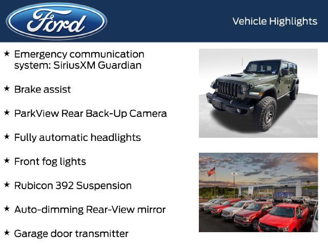 Used 2023 Jeep Wrangler Unlimited Rubicon 392 w/ Trailer Tow Package AWD/4WD image 9