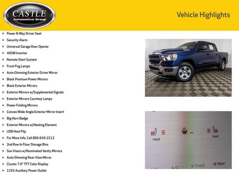 Used 2023 RAM 1500 Big Horn AWD/4WD image 16