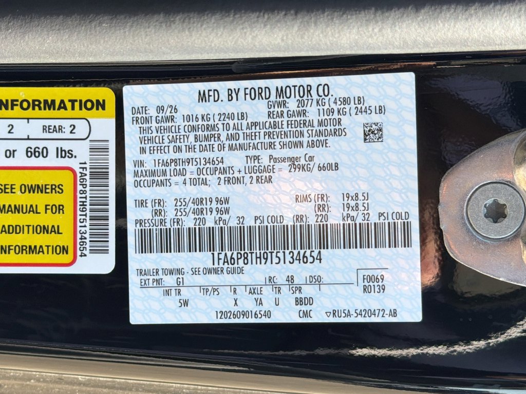 New 2026 Ford Mustang Premium RWD image 33