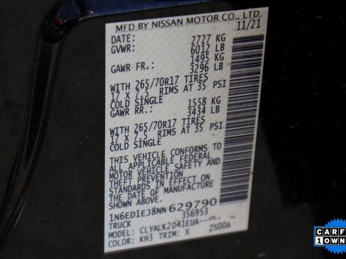 Used 2022 Nissan Frontier Pro-X image 42