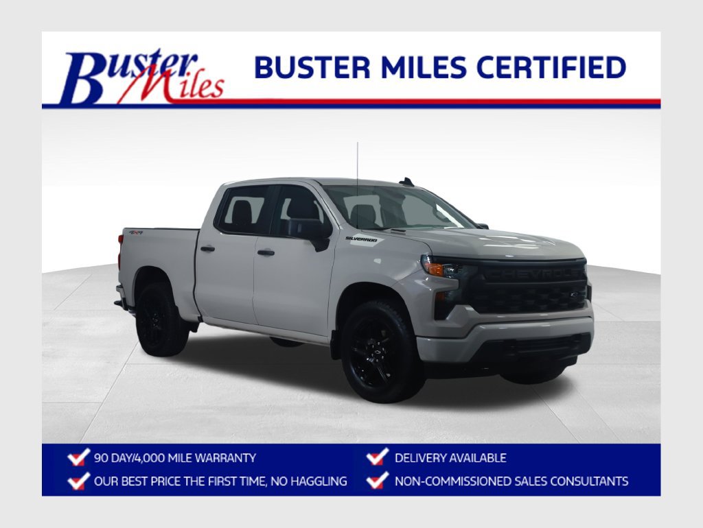 Used 2026 Chevrolet Silverado 1500 Custom w/ LPO, Dark Essentials Package AWD/4WD image 1