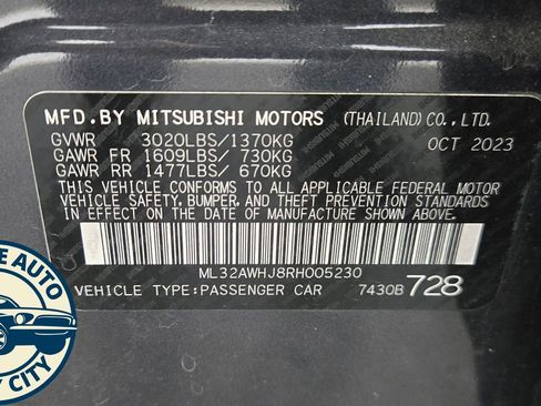 Used 2024 Mitsubishi Mirage FWD image 21