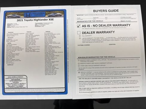 Used 2021 Toyota Highlander XSE image 38