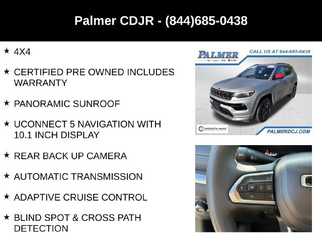 Certified 2023 Jeep Compass Limited w/ Elite Group for (Red) Edition AWD/4WD image 6