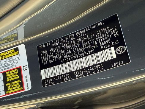 New 2026 Toyota Camry LE image 19