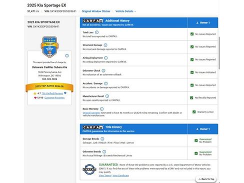Certified 2025 Kia Sportage EX w/ Premium Package FWD image 9