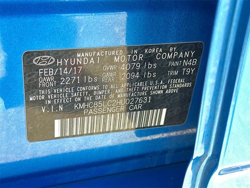 Used 2017 Hyundai Ioniq Limited image 36