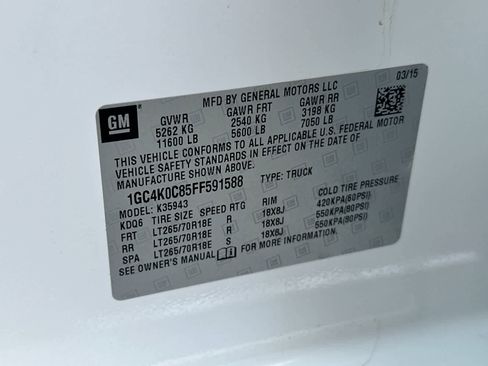 Used 2015 Chevrolet Silverado 3500 LTZ w/ Duramax Plus Package AWD/4WD image 28