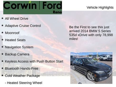 Used 2014 BMW 535d xDrive AWD/4WD image 4
