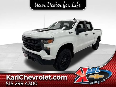 Certified 2026 Chevrolet Silverado 1500 Custom Trail Boss w/ Dark Appearance Package AWD/4WD image 1