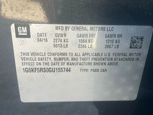 Used 2016 Cadillac CT6 Premium Luxury w/ Active Chassis Package image 6