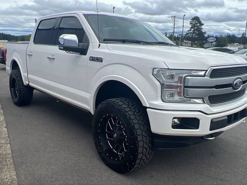 Used 2019 Ford F150 Platinum w/ Max Trailer Tow Package AWD/4WD image 3