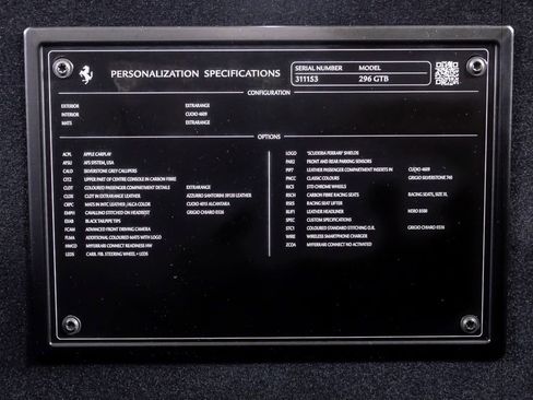Used 2024 Ferrari 296 GTB RWD image 55