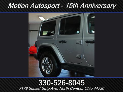 Used 2021 Jeep Wrangler Unlimited Sahara w/ LED Lighting Group AWD/4WD image 57