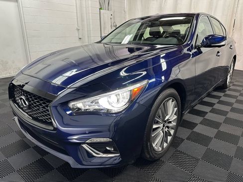 Used 2022 INFINITI Q50 Luxe w/ Cargo Package AWD/4WD image 4