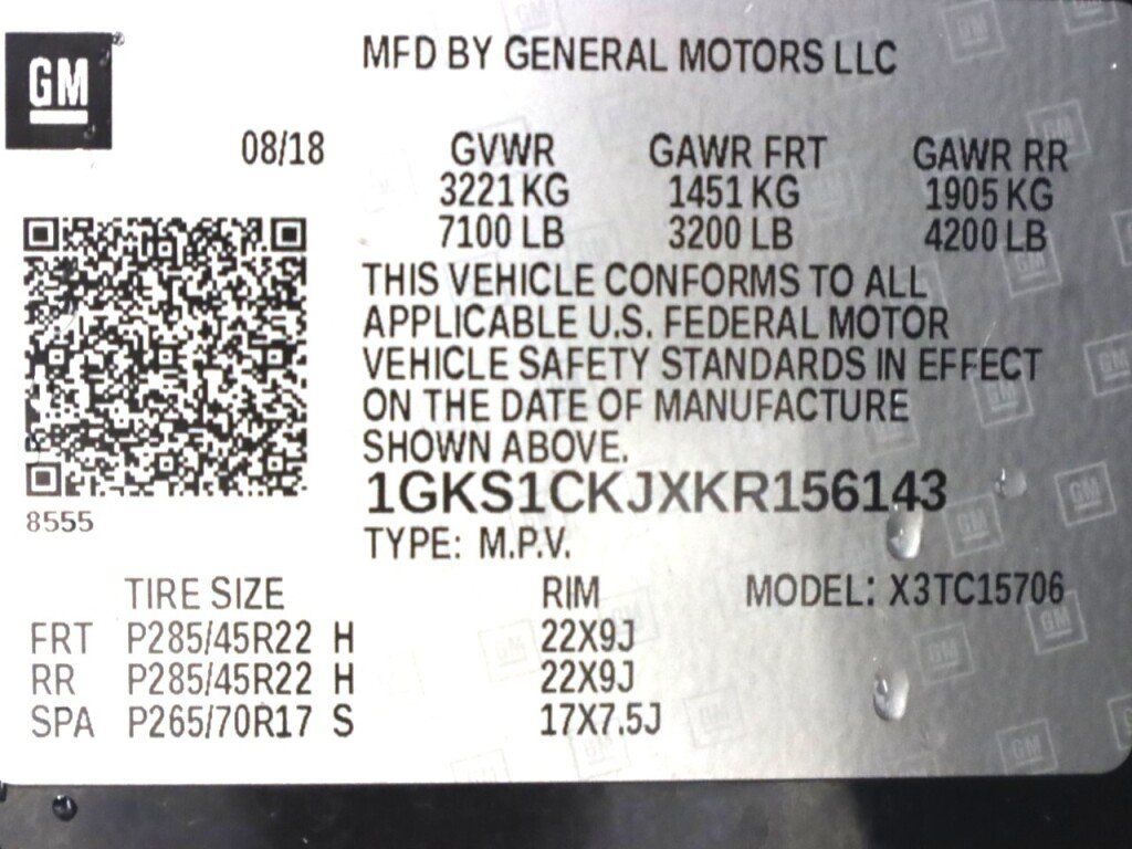 Used 2019 GMC Yukon Denali w/ Open Road Package RWD image 50
