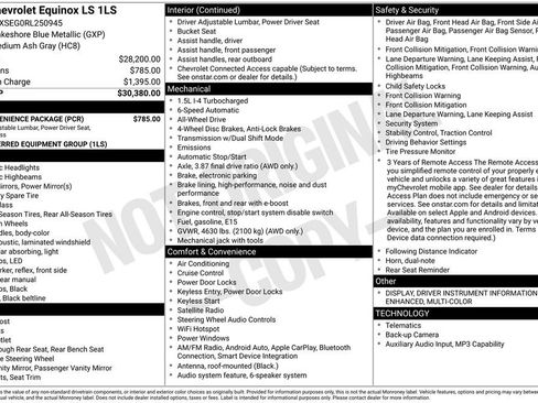 Used 2024 Chevrolet Equinox LS w/ LS Convenience Package AWD/4WD image 35