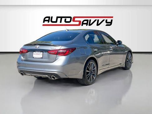 Used 2022 INFINITI Q50 Red Sport 400 w/ Carbon Fiber Package RWD image 7