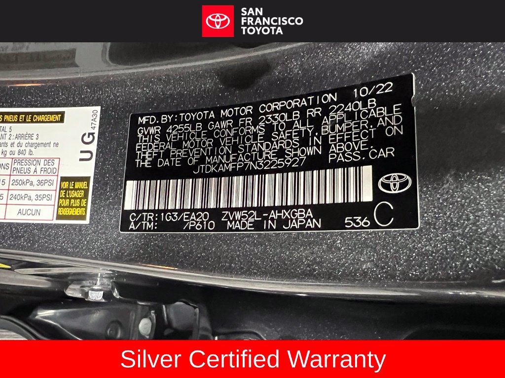 Certified 2022 Toyota Prius Prime XLE FWD image 41