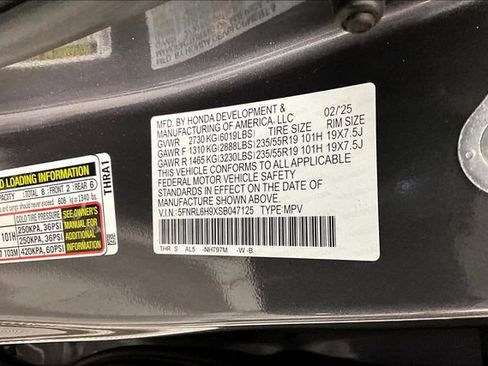 Used 2025 Honda Odyssey Elite image 18