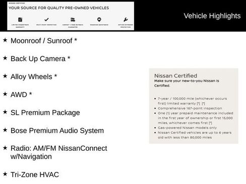 Certified 2023 Nissan Rogue SL w/ SL Premium Package AWD/4WD image 9