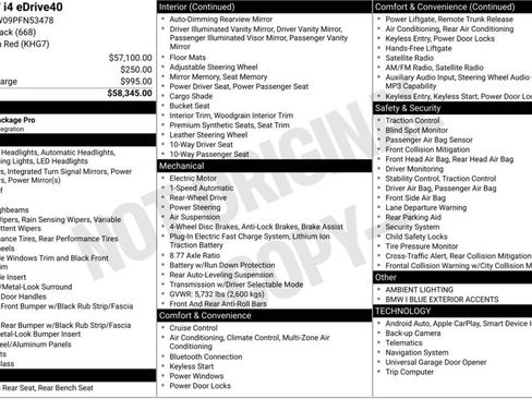 Used 2023 BMW i4 eDrive40 image 45