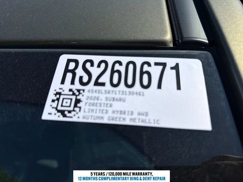 New 2026 Subaru Forester Limited AWD/4WD image 12
