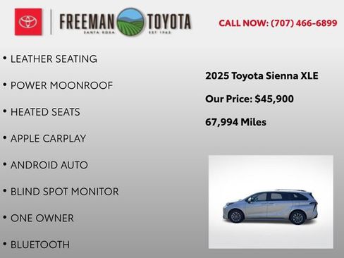 Used 2025 Toyota Sienna XLE FWD image 5