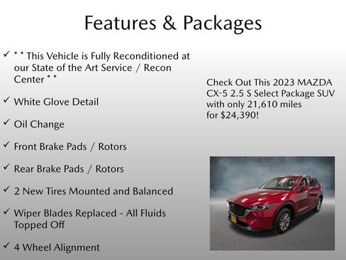 Certified 2023 MAZDA CX-5 AWD 2.5 S w/ Select Package image 4