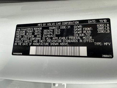 Used 2020 Volvo XC90 T6 Momentum image 31