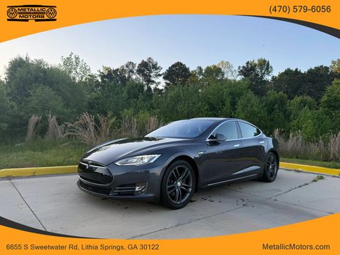 Used 2015 Tesla Model S 85D AWD/4WD image 1