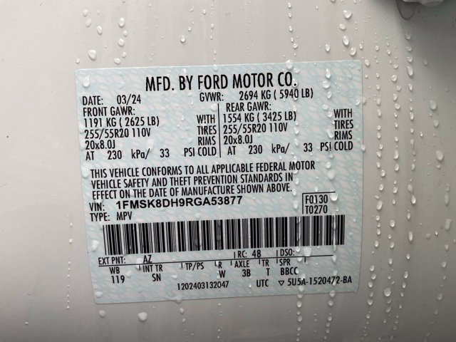 Used 2024 Ford Explorer XLT w/ Equipment Group 202A AWD/4WD image 46