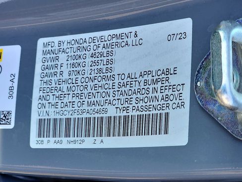 Certified 2023 Honda Accord Sport image 26