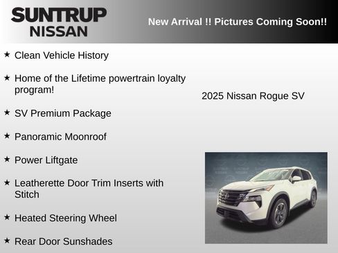 Used 2025 Nissan Rogue SV w/ SV Premium Package FWD image 6