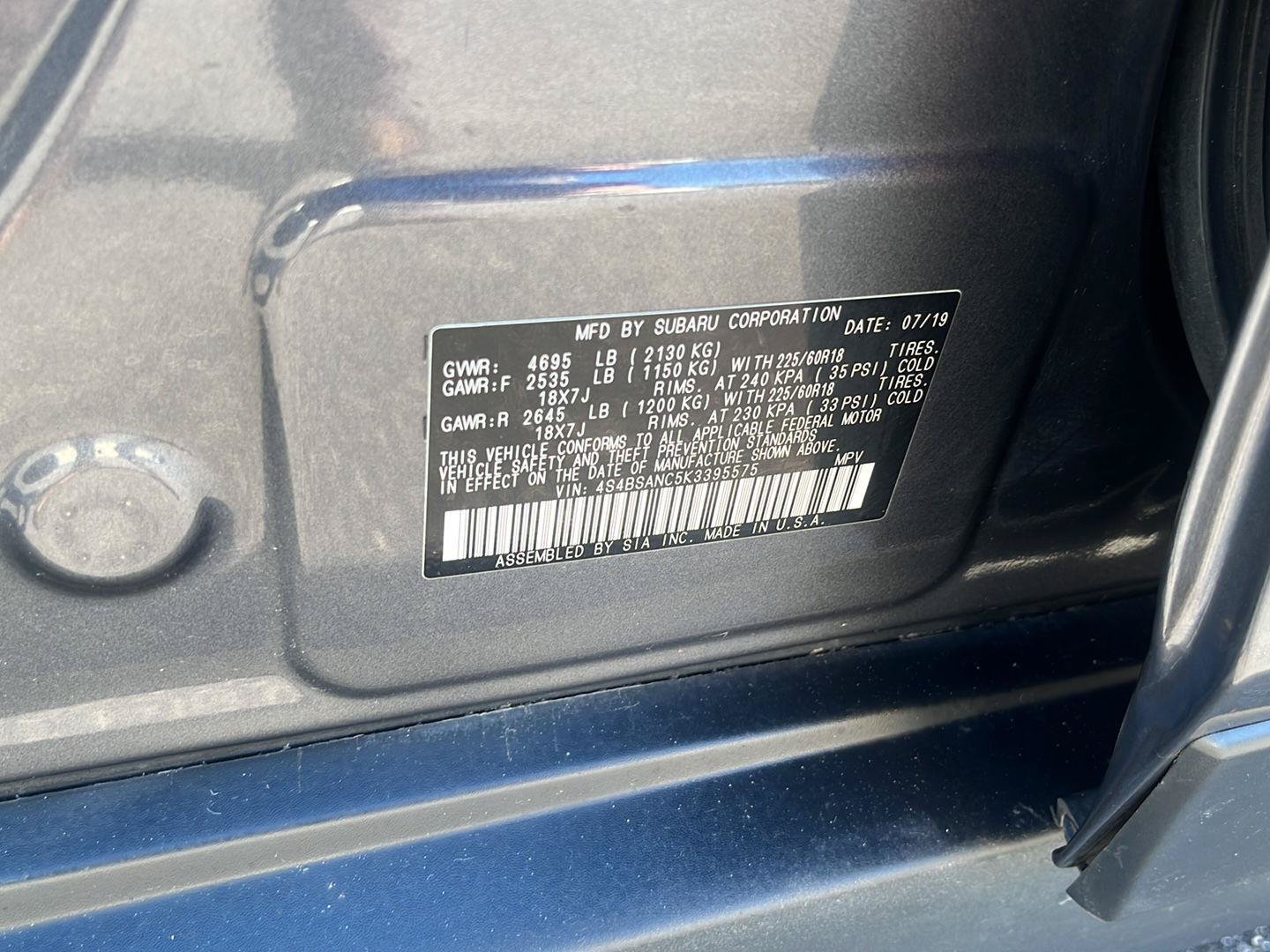 Used 2019 Subaru Outback 2.5i Limited AWD/4WD image 22