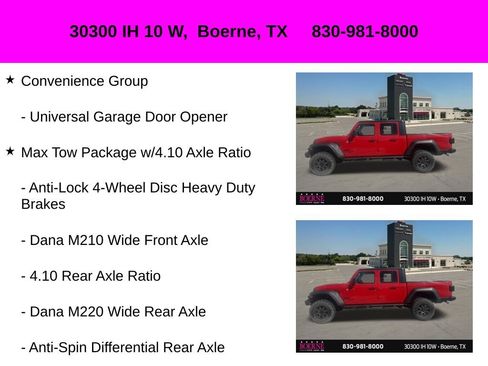 Used 2020 Jeep Gladiator Sport w/ Quick Order Package 24S AWD/4WD image 19