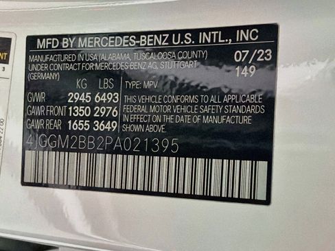 Certified 2023 Mercedes-Benz EQE 350+ SUV image 25