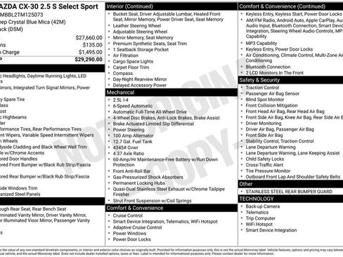 New 2026 MAZDA CX-30 AWD 2.5 S w/ Select Sport Pkg image 4