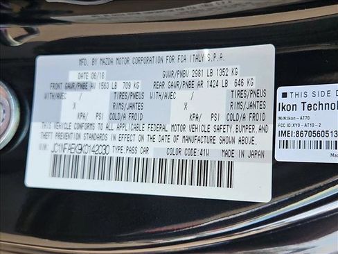 Used 2019 FIAT 124 Spider Abarth w/ Visibility Group image 19